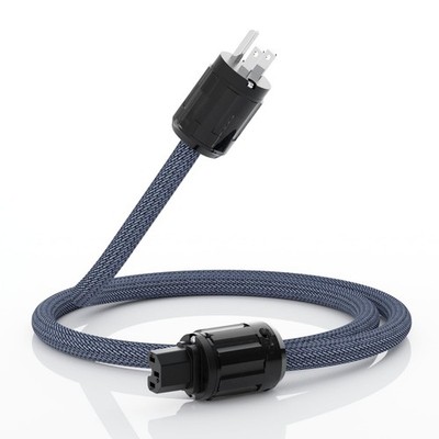 HiFi Audio AC Power Cable, Power Cord with 3-Prong US Version Rhodium Plated ...