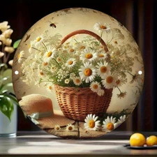 Disney Nightmare Before Christmas round aluminum, 8x8"