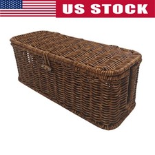 Cable Management Box with Lockable Lid Cords Hider Box for Office Home (Large)