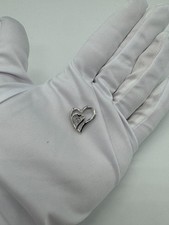 Silver Plated Heart Shaped Pendant With Cubic Zirconia For Women