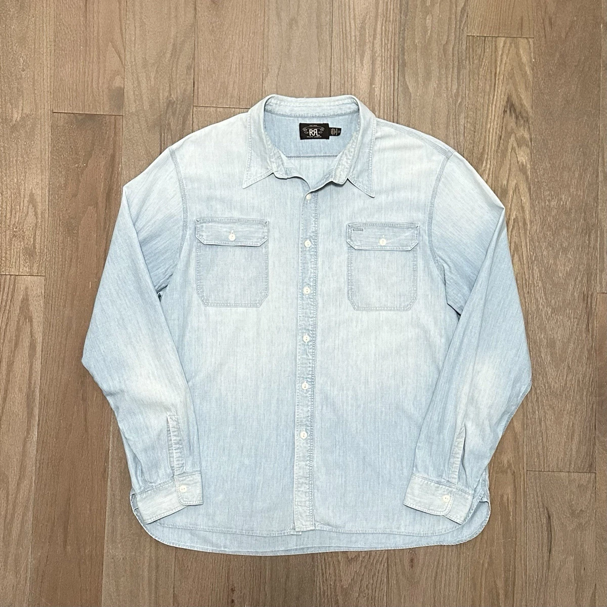RRL Cotton Button-Up Casual Button-Down Shirts for Men for sale | eBay