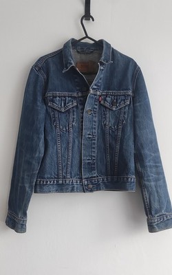 Vintage Levi's Denim Trucker Jacke Damen, 90' Y2K Top Zustand Gr. S
