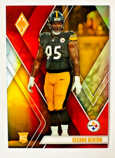 2023 Panini Illusions Keeanu Benton ORANGE Prizm RC SP #/99 Steelers Rookie!