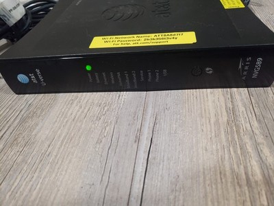 AT&T Arris U-Verse NVG589 Wi-Fi Modem Router w/ power adapter and Cable