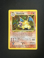 1999 Pok mon Charizard Holo Base Set 4/102 NM Unlimited Pokemon