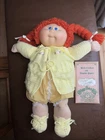 Cabbage Patch doll 1983 red hair blue eyes Original Diaper Complete Outfit BC