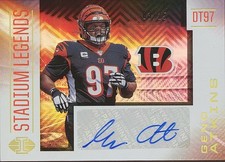 Geno Atkins 2020 Illusions Stadium Auto Autograph Cincinnati Bengals 3/25