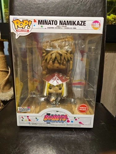 Funko Pop! Deluxe Boruto Naruto Minato Namikaze GameStop #1186 Hokage Series