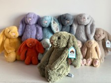 Jellycat Retired Very Rare Bashful Medium Fern Bunny Brand New With Tags Genuine