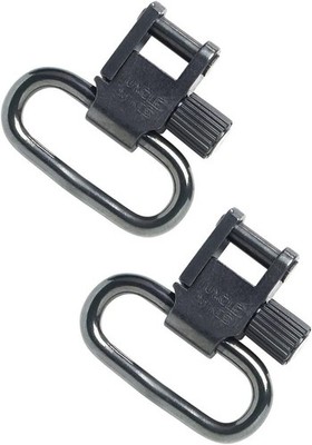 Uncle Mike's 1'' Quick Detach Super Sling Swivel Pair Blue