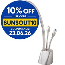 InSinkErator HC1100 Boiling Hot & Filtered Cold Water Kitchen Tap Brushed Finish