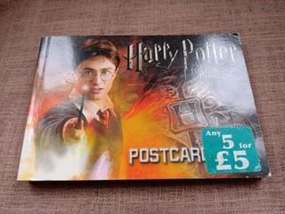 Harry Potter and the Half Blood Prince Postcard Book.