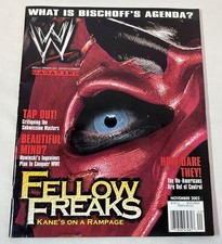 November 2002 WWE MAGAZINE~Kane,Eric Bischoff,Chris Nowinski,Molly Holly