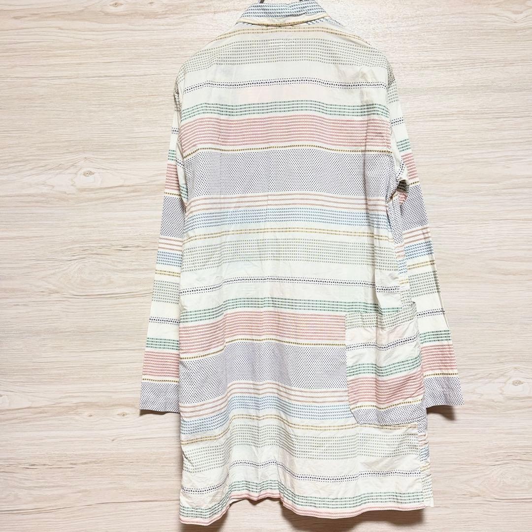 ENGINEERED GARMENTS BORDER BUTTON-DOWN SHIRT MEN … - image 2