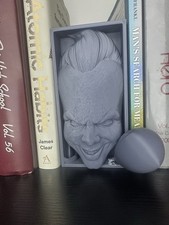 Pennywise It Book Nook 6.5 : Shelf Home Wall Hanging Halloween Decor Unpainted