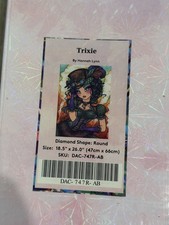 Diamond Art Club DAC Trixie by Hannah Lynn Diamond Painting NEW RETIRED