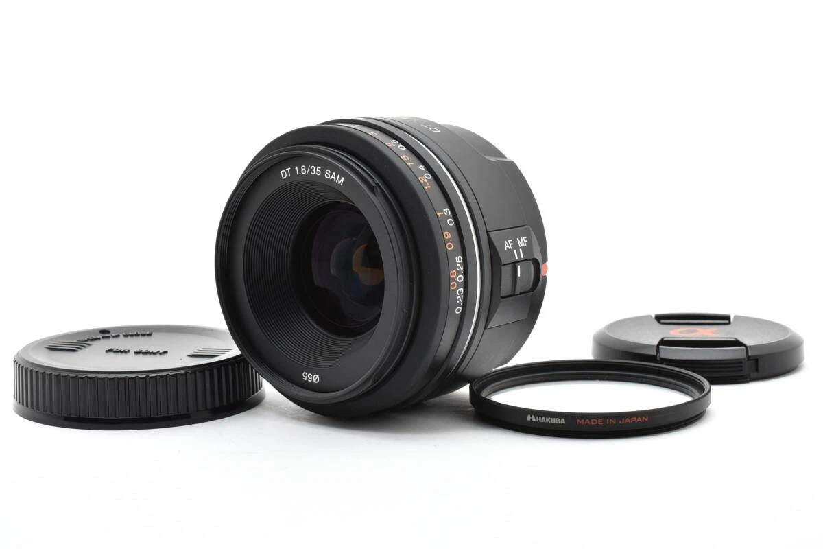 Preços baixos em Lentes de câmera f/1.8 Sony DT 35mm Focal | eBay