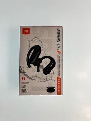 By Harman JBL Endurance Peak 3 In Ear Wireless Headphones Smart Ambient Black