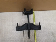 VTG ANTIQUE CAST IRON APPLE CIDER WINE PRESS HEAD COLLAR & SCREW MASHER SQUEEZER