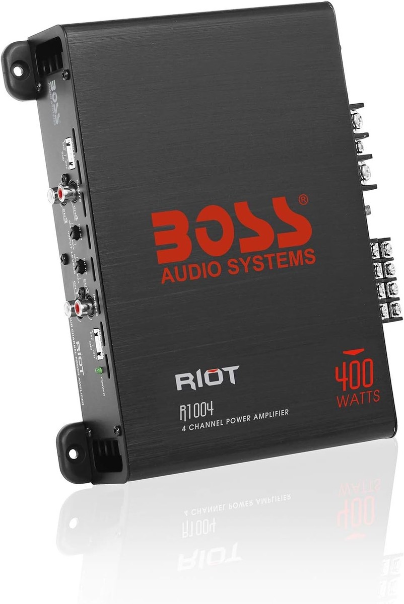 BOSS Audio Systems R1004 Riot Series 4 Channel Amplifier Car