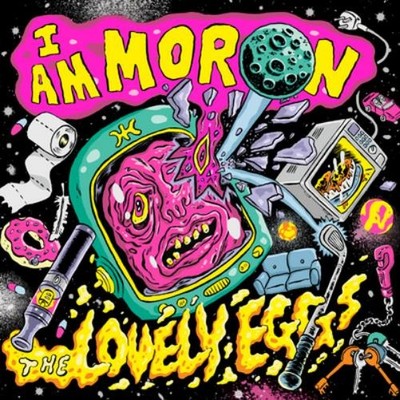 The Lovely Eggs I Am Moron (Vinyl) 12'' Album Coloured Vinyl