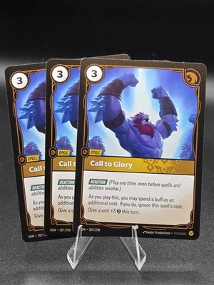 Riftbound League of Legends - x3 Call to Glory 207 Playset