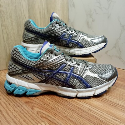 Asics GT 1000 Duomax Womens Sz 7D EU 38 T2L7N Gray Blue Sneakers Shoes 