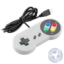 SNES Super Nintendo Style USB Controller Gamepad for PC / MAC / WIndows / Linux