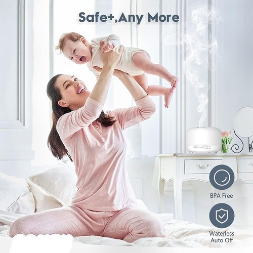 Ultrasonic Aromatherapy Fragrant Oil Humidifier Vaporizer,Auto-Off Safety Switch - Picture 11 of 14