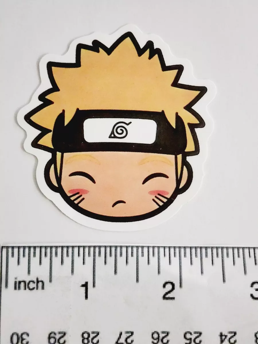 Anime Head Multicolor Character Naruto Cartoon Sticker Decal Cool  Embellishment