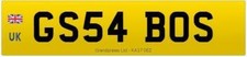 GS PRIVATE NUMBER PLATE GS54 BOS CHERISHED REGISTRATION GS INITIALS BOSS REG