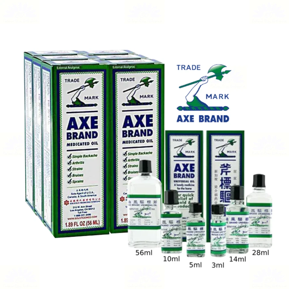 2 X Aceite Medicinal Universal Marca Hacha 56 ml Alivio de Picaduras de Insectos Dolor de Cabeza Frío - Imagen 3 de 4