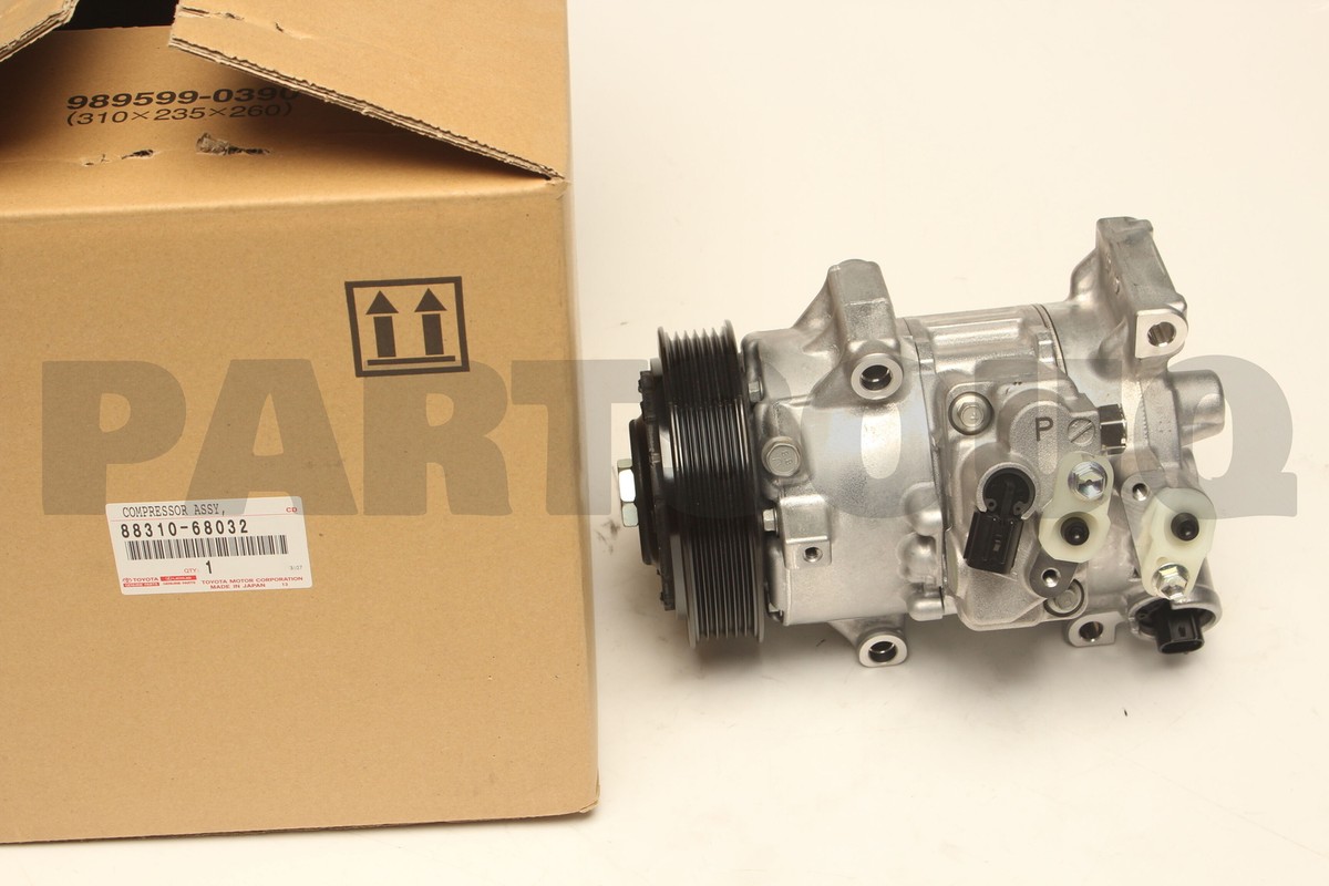 8831068032 Genuine Toyota COMPRESSOR ASSY, W/PULLEY 88310 8831068032 Genuine Toyota COMPRESSOR ASSY, W/PULLEY 88310