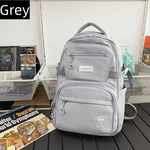 Damen Rucksack wasserdicht Einfachheit große Kapazität Schultasche Reisetaschen- - Bild 29 von 29