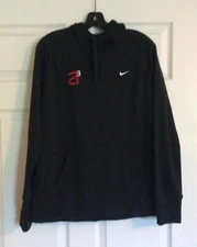 Nike Hoodie Womens XL Black Therma Fit a to the 3rd Power Sweatshirt Thumb Holes