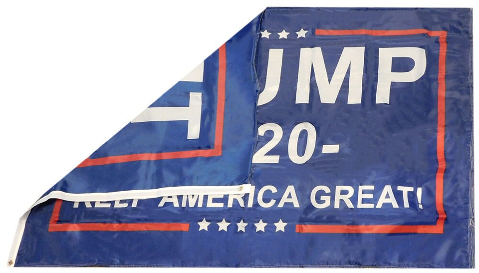 Bandiera Trump 'Keep America Great' 2020 - 12x18 Pollici, Nylon Tex 68D, Nuova Con Etichette
