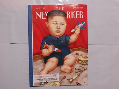New Yorker Magazine Kim Jong Un toys January 18 2016 Damian Lewis Trump C2