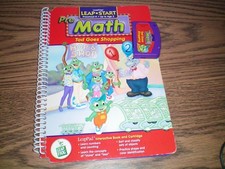 Leap Frog Leap Pad Tad goes Shopping Pre-Math Pre- K grades Used