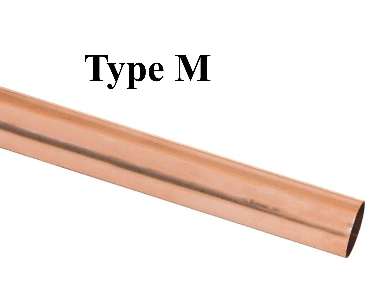 3/4" Dia. Any Length Copper Pipe Type M, Sold By the Inch (Length Cut to Order)
