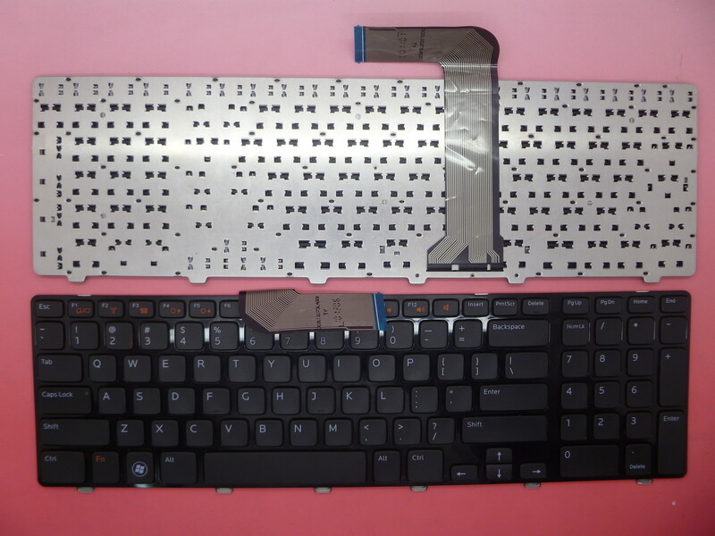 DELL - デル Inspiron SE7720　バックライト付きキーボード　新品バッテリー New US Keyboard for Dell Inspiron 17 17R N7110 5720 7720