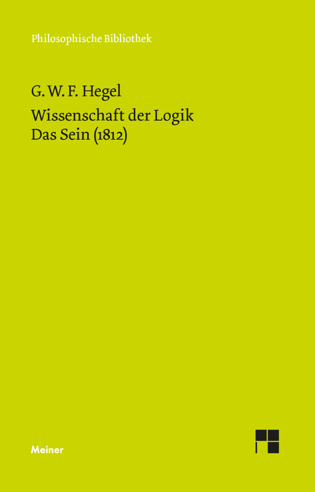 Thumbnail - Georg Wilhelm Friedrich Hegel | Wissenschaft Der Logik. Erster Band.
