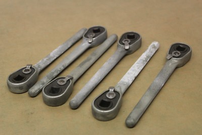Job Lot 6x New Vintage 3/8'' Square Drive Ratchet Handles Made In USA Garage Tool