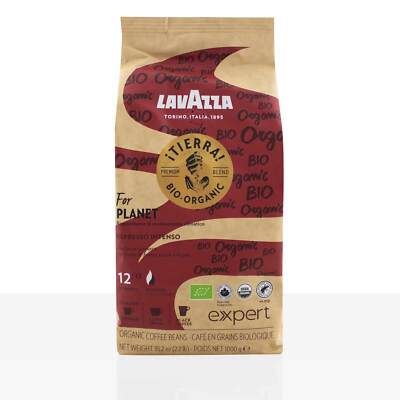 Lavazza Expert Tierra Intenso Kaffee Espresso 1kg ganze Bohnen