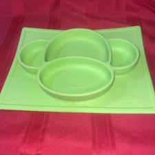 Nuby Green Monkey Sure Grip Miracle Mat Baby Feeding Placemat 100 Silicone