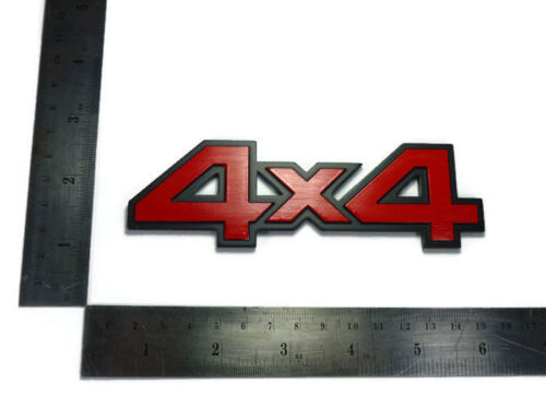 4X4 LOGO EMBLEMS BADGE DECALS PLATE STICKER FOR DMAX HILUX RANGER BT50 NAVARA - Picture 1 of 4
