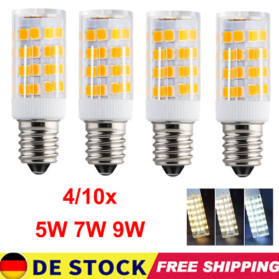 4-10x E14 LED 5W 7W 9W Glühbirne Warmweiß Kaltweiß Sparlampe Mais Licht 220V