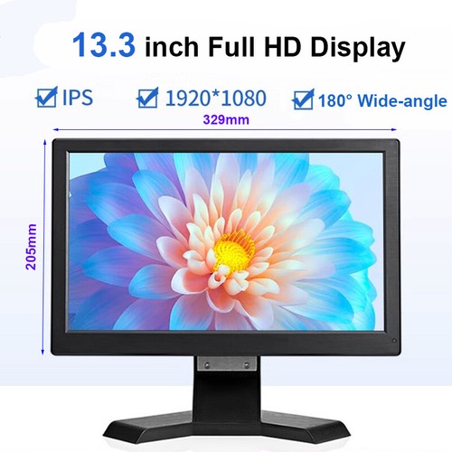13.3" IPS 1920*1080P LCD Industry HDMI Monitor Screen For Stereo Microscope Arm - Picture 2 of 14