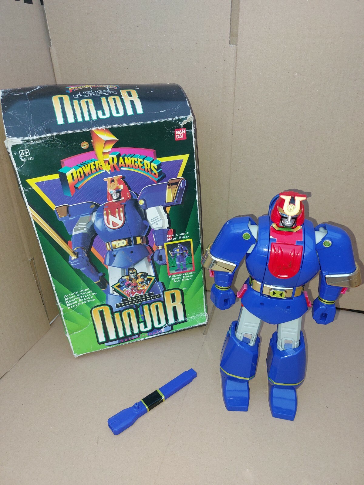 Power Rangers Vintage Bandai 1995 Ninjor Action Figure Boxed