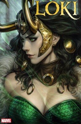 Loki #1 Artgerm Lady Loki Variant  - Marvel Comic Book - Cover B - NM