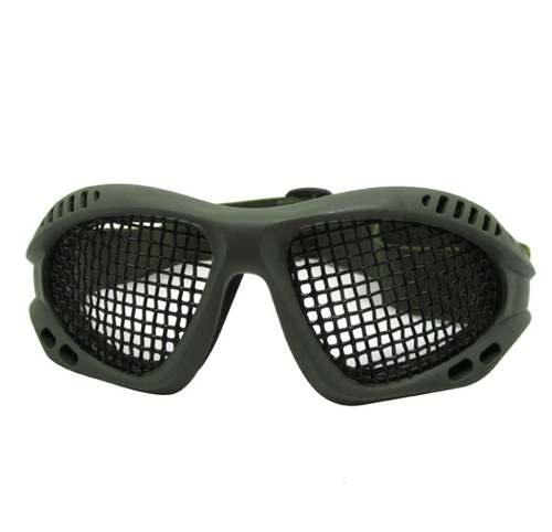 New Tactical Paintball Goggle Steel Wire Mesh Airsoft Glasses Eye Game Protector - Afbeelding 1 van 2